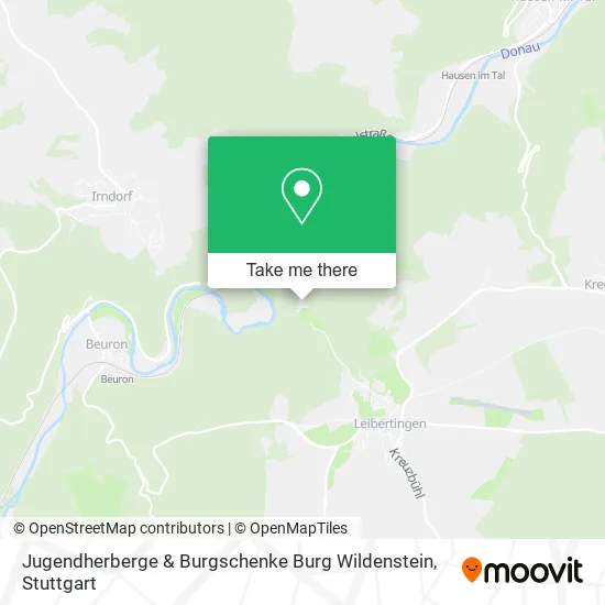 Карта Jugendherberge & Burgschenke Burg Wildenstein