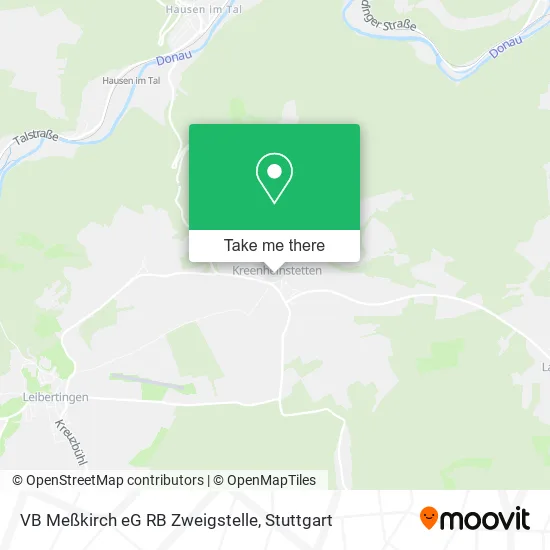 Карта VB Meßkirch eG RB Zweigstelle