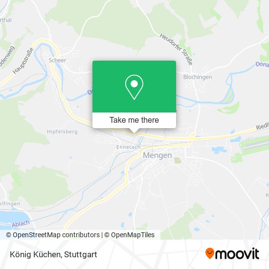 König Küchen map