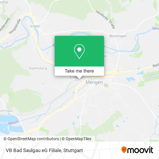 VB Bad Saulgau eG Filiale map