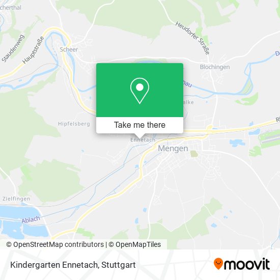 Kindergarten Ennetach map