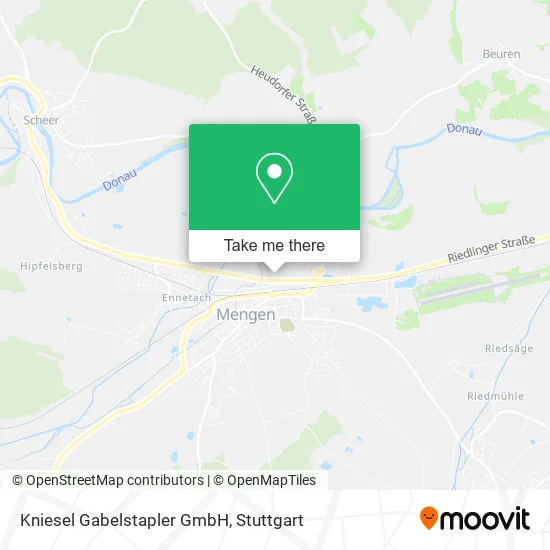 Карта Kniesel Gabelstapler GmbH