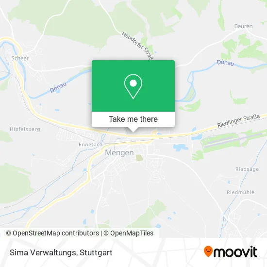 Карта Sima Verwaltungs