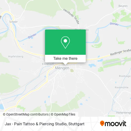 Карта Jax - Pain Tattoo & Piercing Studio