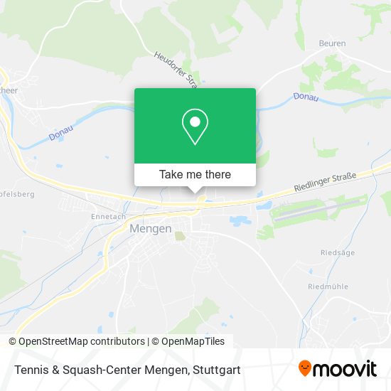 Tennis & Squash-Center Mengen map