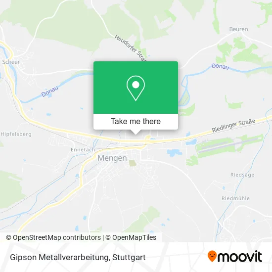 Карта Gipson Metallverarbeitung