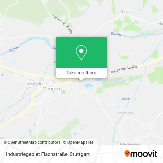 Карта Industriegebiet Flachstraße