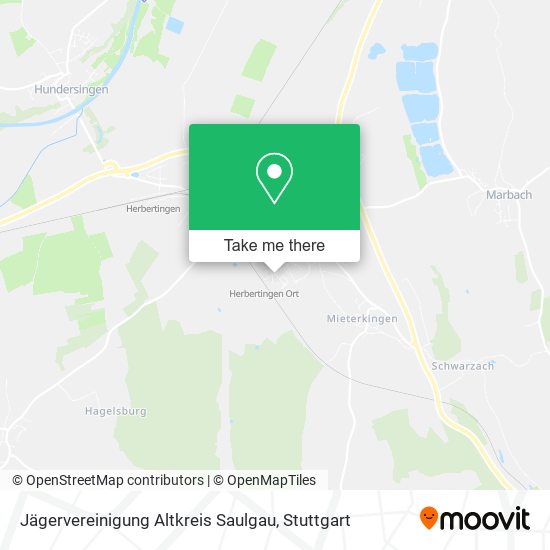 Jägervereinigung Altkreis Saulgau map