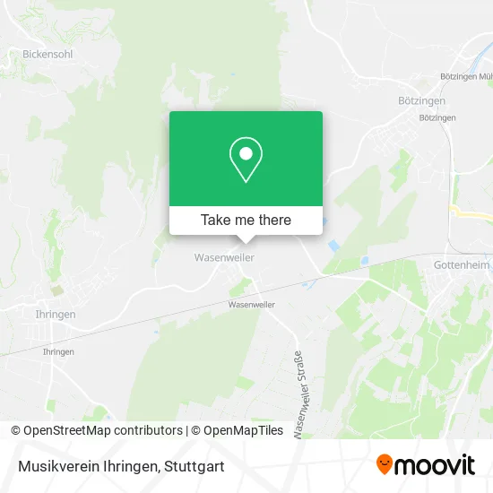 Карта Musikverein Ihringen