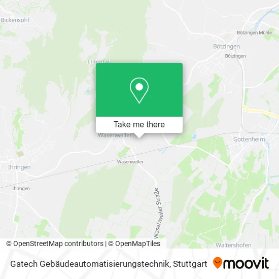 Карта Gatech Gebäudeautomatisierungstechnik