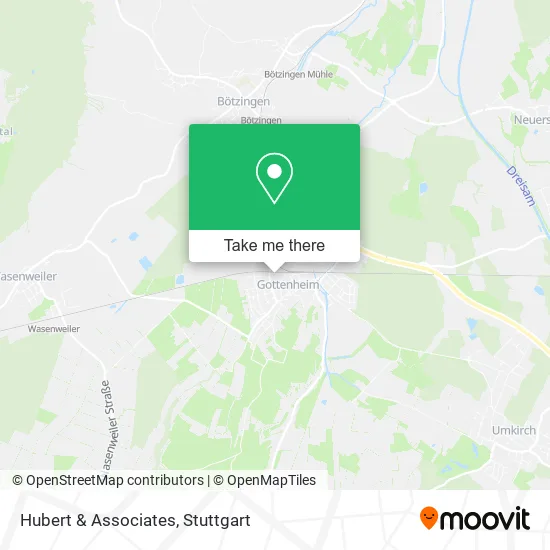 Карта Hubert & Associates