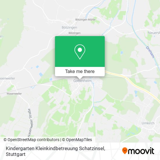 Kindergarten Kleinkindbetreuung Schatzinsel map