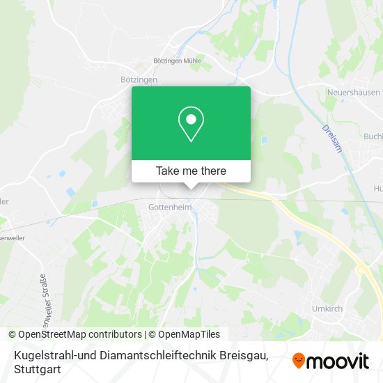 Kugelstrahl-und Diamantschleiftechnik Breisgau map