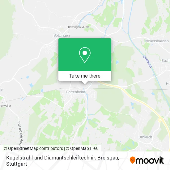 Карта Kugelstrahl-und Diamantschleiftechnik Breisgau