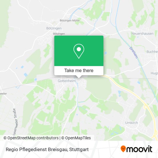 Карта Regio Pflegedienst Breisgau