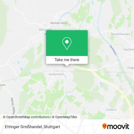 Карта Ettinger Großhandel
