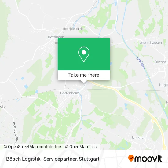 Карта Bösch Logistik- Servicepartner