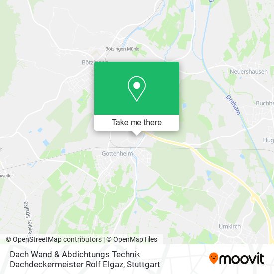 Dach Wand & Abdichtungs Technik Dachdeckermeister Rolf Elgaz map