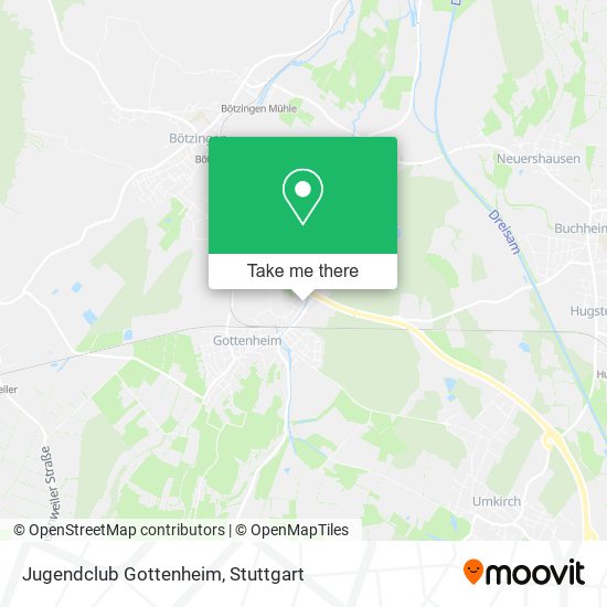 Jugendclub Gottenheim map