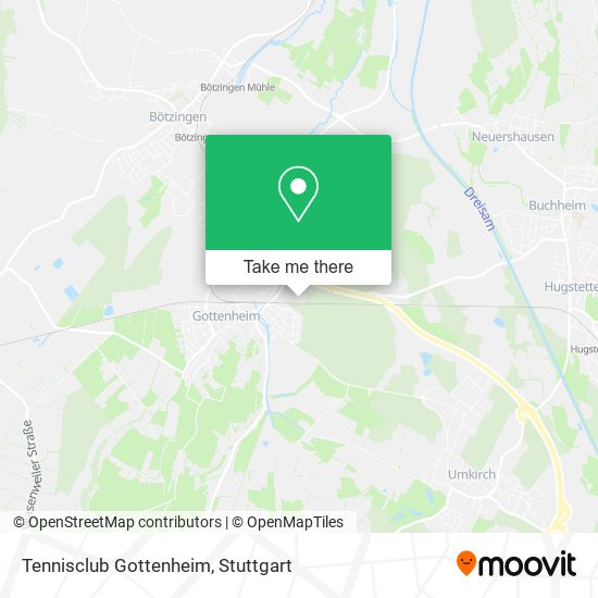 Tennisclub Gottenheim map