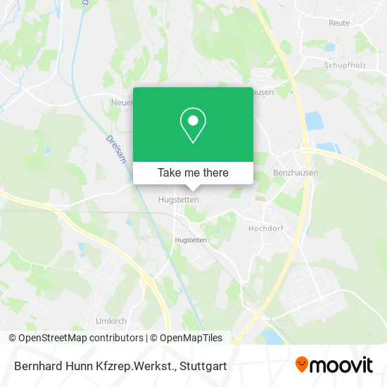 Карта Bernhard Hunn Kfzrep.Werkst.