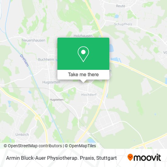 Armin Bluck-Auer Physiotherap. Praxis map