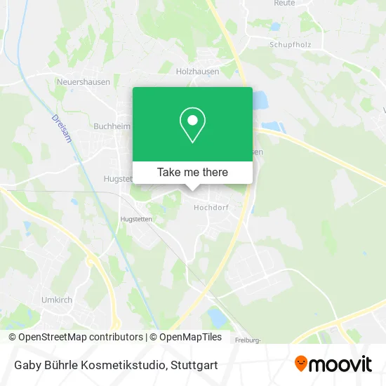 Карта Gaby Bührle Kosmetikstudio