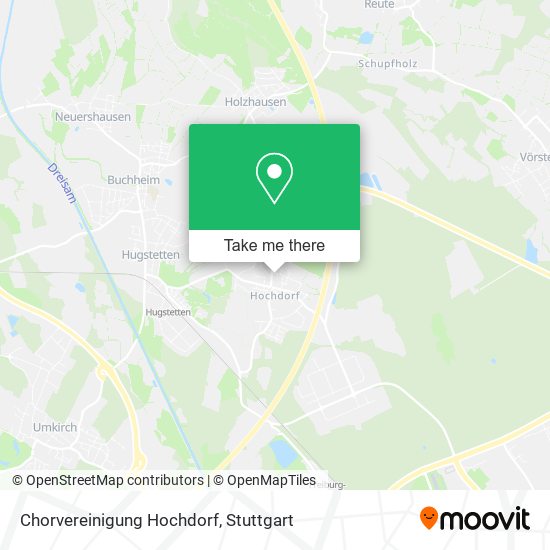 Chorvereinigung Hochdorf map