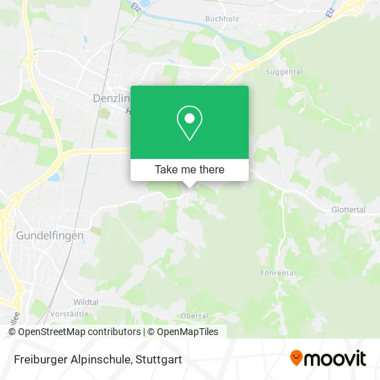 Карта Freiburger Alpinschule