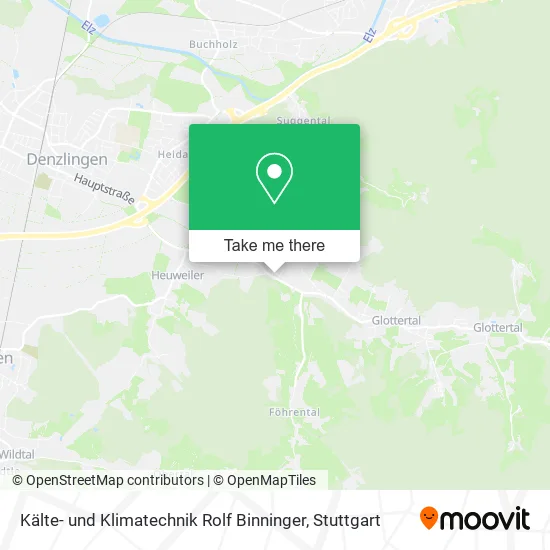 Карта Kälte- und Klimatechnik Rolf Binninger