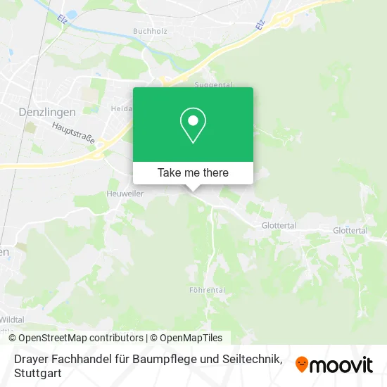 Карта Drayer Fachhandel für Baumpflege und Seiltechnik