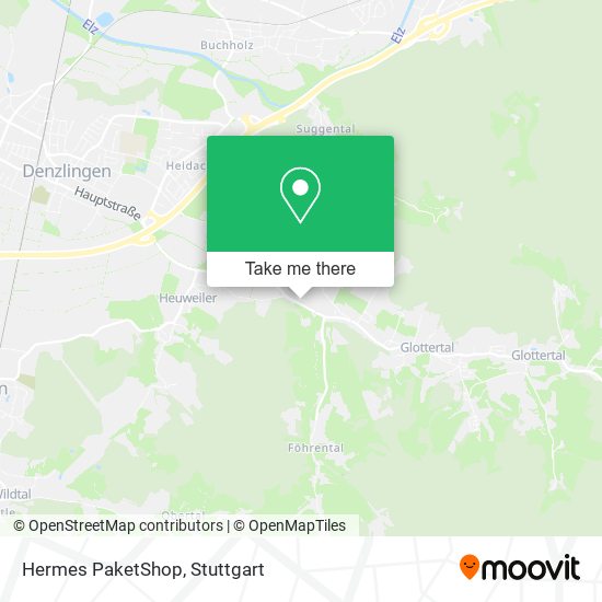 Карта Hermes PaketShop