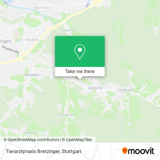 Tierarztpraxis Bretzinger map