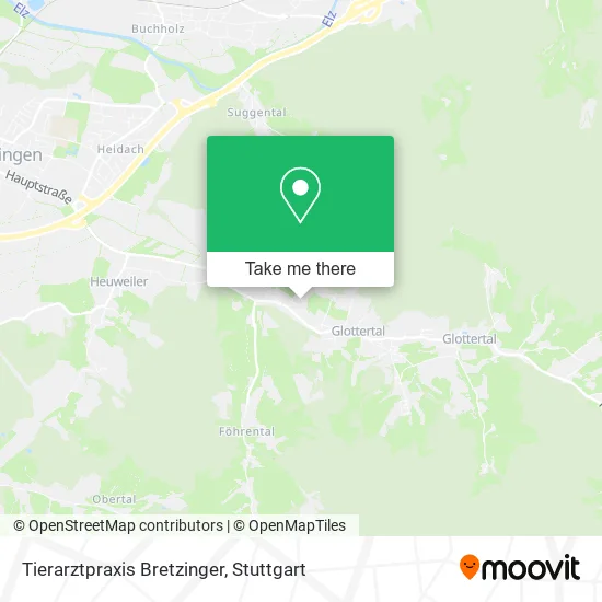 Карта Tierarztpraxis Bretzinger