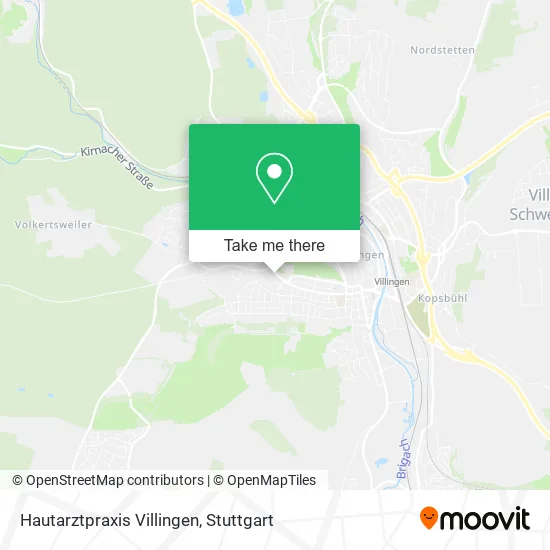 Карта Hautarztpraxis Villingen