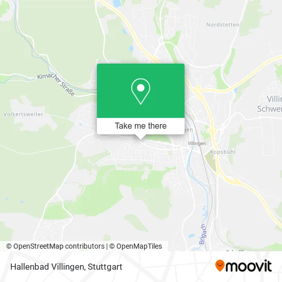 Карта Hallenbad Villingen