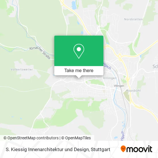 Карта S. Kiessig Innenarchitektur und Design