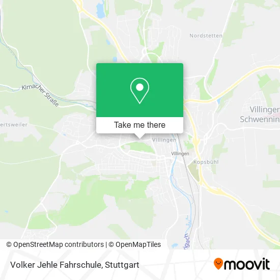Карта Volker Jehle Fahrschule