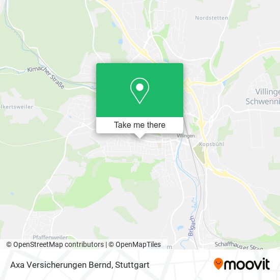 Axa Versicherungen Bernd map