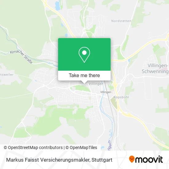 Карта Markus Faisst Versicherungsmakler