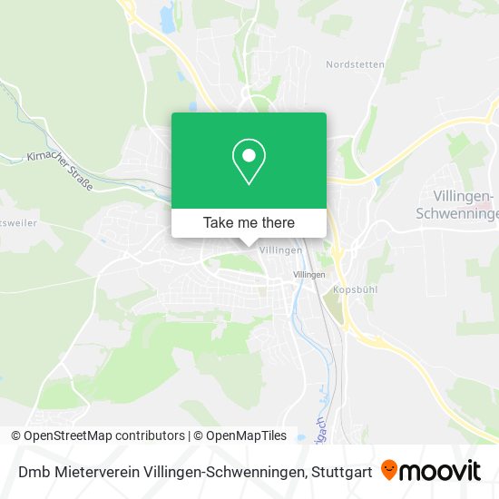 Dmb Mieterverein Villingen-Schwenningen map