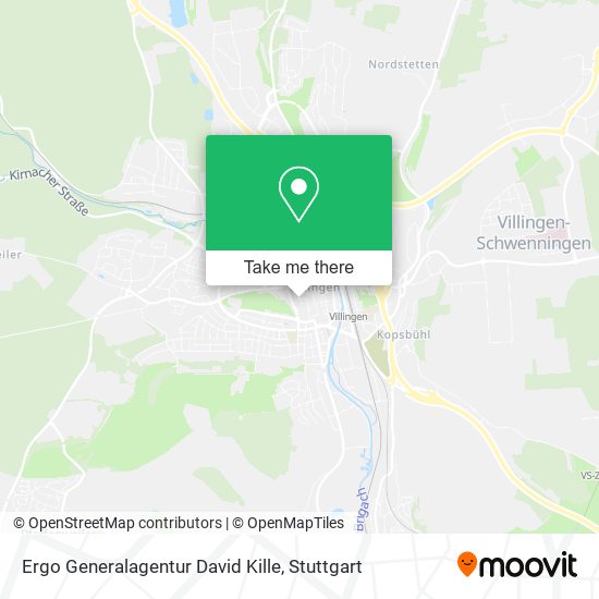 Ergo Generalagentur David Kille map