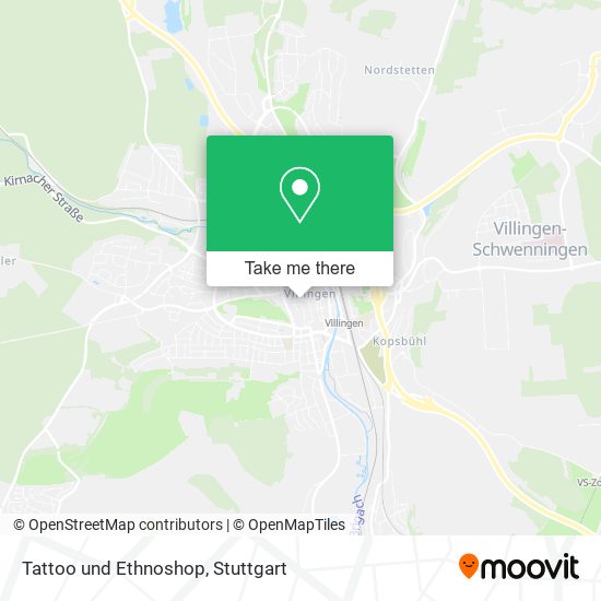 Tattoo und Ethnoshop map