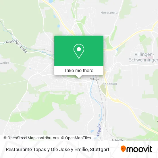 Карта Restaurante Tapas y Olé José y Emilio