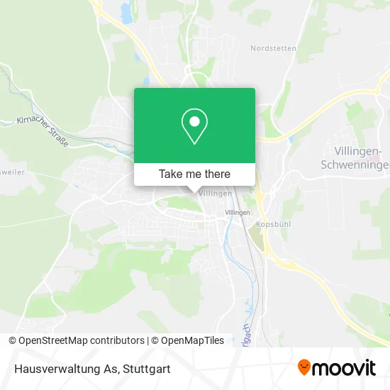 Карта Hausverwaltung As