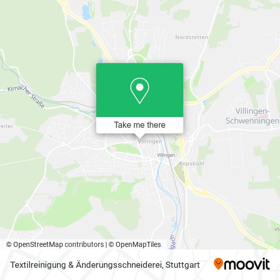 Textilreinigung & Änderungsschneiderei map