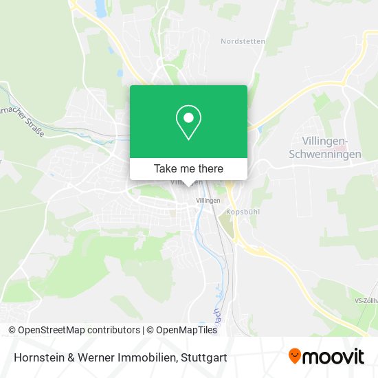 Карта Hornstein & Werner Immobilien