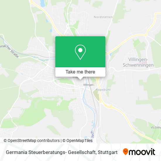 Germania Steuerberatungs- Gesellschaft map