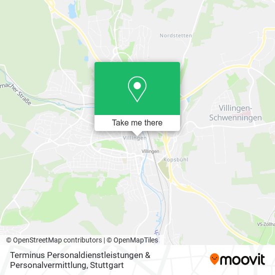 Terminus Personaldienstleistungen & Personalvermittlung map