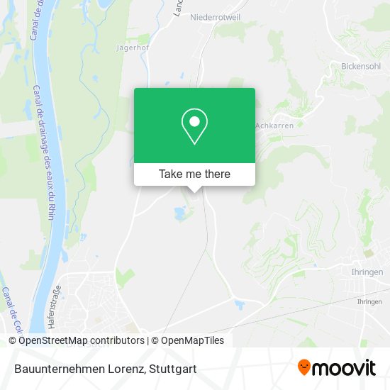 Bauunternehmen Lorenz map